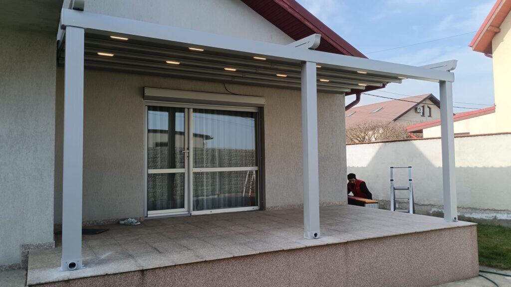 Pergola retractabila aluminiu
