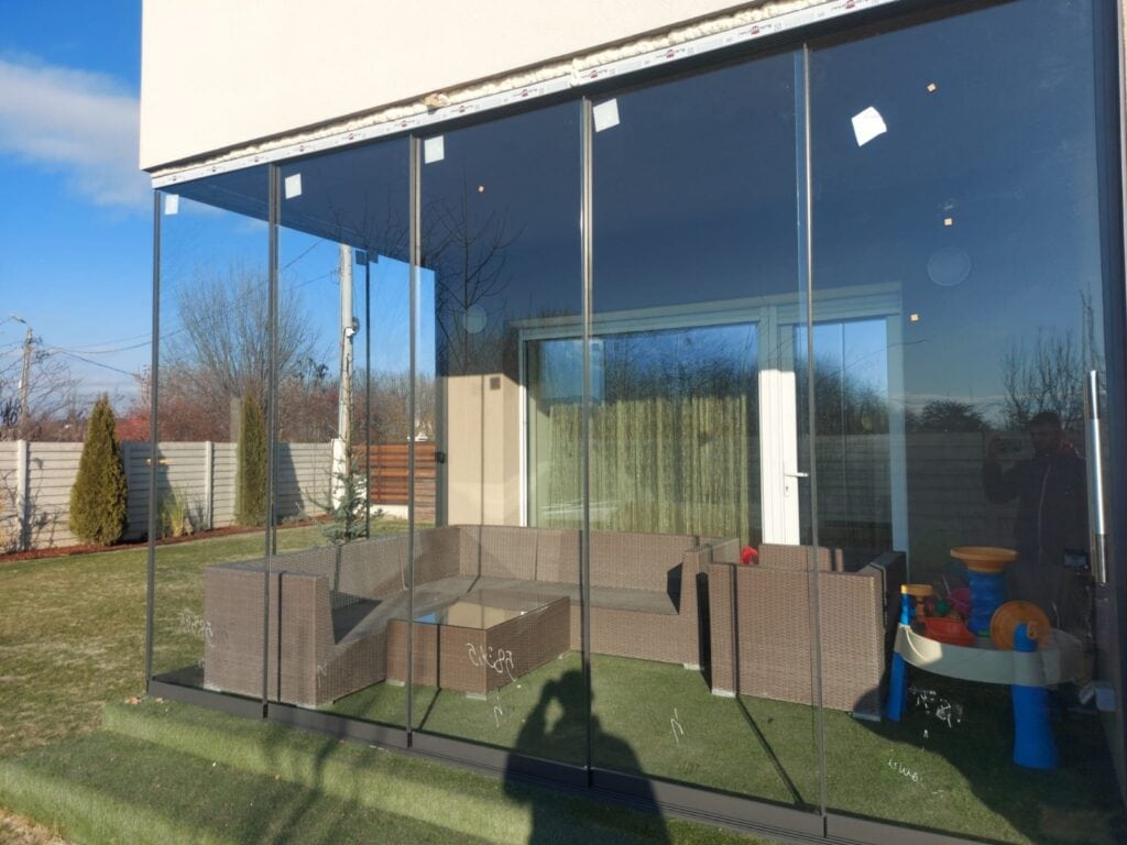 inchidere terasa cu sticla glisanta