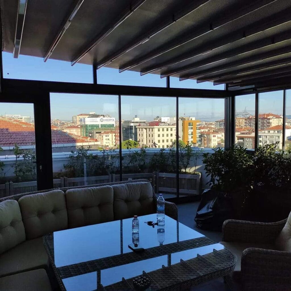 Pergola terasa aluminiu
