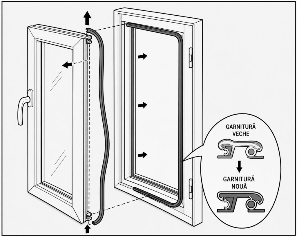 Motive sa schimbi garnitura la tamplaria PVC