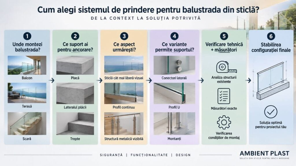 descriere balustrada sticla